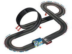 Carrera GO!!! Sonic the Hedgehog - Circuit de curse 4,9 m cu Sonic și Shadow | Scara 1:43 | 6+ ani