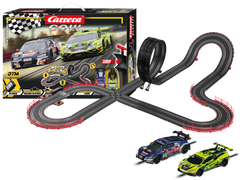 Carrera GO!!! DTM - Circuit de curse 6,3 m cu Audi R8 LMS GT3 și Lamborghini Huracán GT3 | Scara 1:43 | 6+ ani