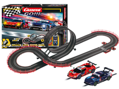 Carrera GO!!! GT - Circuit de curse 4,9 m cu Ford Mustang GT3 și Ferrari 296 GT3 | Scara 1:43 | 6+ ani