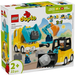 LEGO® DUPLO® Vehicule De Construcții 3 În 1