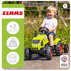 Tractor Falk Claas cu remorcă (trailer) FK2041C Verde