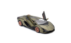 MACHETA BBURAGO 1/24 LAMBORGHINI SIAN FKP 37 METALIC GREEN BB20001-21099