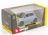 Macheta Bburago 1/24 Fiat 500E Albastru Bb20001A-21110Albastru
