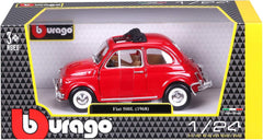 Macheta Burago 1:24 Fiat 500 L Rosu Bb20001B-22099