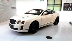 Macheta Welly 1:24 Bentely Continental Supersports Alb Crem W24018W-White