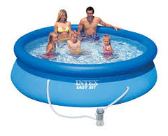 Piscina Intex Easy Set cu inel gonflabil d=305 cm, inaltime 76cm. Sistem de filtrare inclus 28122