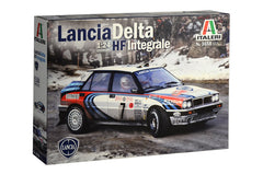 Kit de construit auto Lancia Delta HF Integrale, Lungime 16 cm, Scara 1:24, 3658