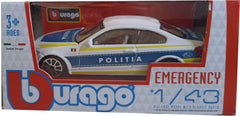 Macheta Bburago Politie BMW scara 1/43 BB30137