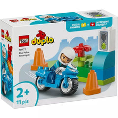 Lego Motocicletă Albastră De Poliție