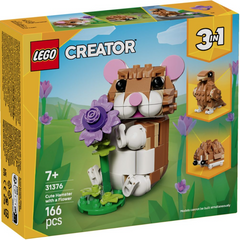 LEGO® Creator 3 în 1 – Hamster adorabil cu floare