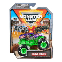 Masinuta Monster Jam, scara 1/64, Grave Digger, SPM6044941-20146075