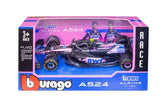 MACHETA MASINUTA BBURAGO 1/43 F1 BWT ALPINE TEAM #10 PIERRE GASLEY CU CASCA BB38073