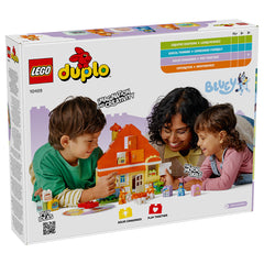 LEGO® DUPLO Bluey - Casa de familie a lui Blue cu un joc de memorie 10459, 83 piese