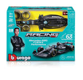 Macheta Bburago 1:24 Formula 1 Model Kit - Mercedes-Amg F1 W14 E Performance George Russell Bb28509