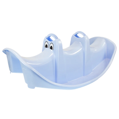 Balansoar copii, trei locuri, Mochtoys, albastru, MO12802