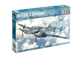 Macheta aeromodel de construit Avion Bf-110 C3/C4 Zerstörer Scara 1:72 Italeri 0049