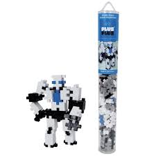 Puzzle Plus-Plus Robot 100 Buc In Tub Plus4105