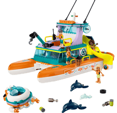 LEGO® Friends - Barca de salvare pe mare 41734, 717 piese