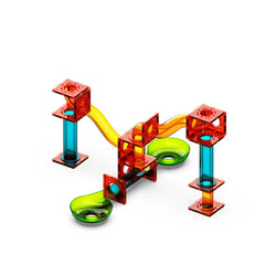 Set de bile magnetice cu placi, 45 de piese Geomag