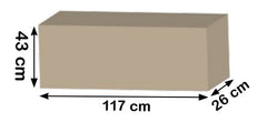 Tobogan pentru copii 120 cm Dohany, Albastru, DO424ALBSTR