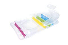 Saltea gonflabila piscina, Bestway, pentru plaja sau piscina, 147x84 cm, spatar si cotiere