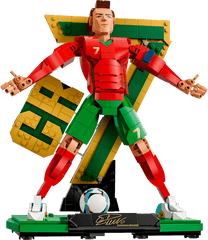 Set de constructie LEGO® Editions - Cristiano Ronaldo – Legenda a fotbalului 43016, Jucarii pentru Copii, Jucarii pentru Baieti, Decoratiuni pentru Living, Idee de Cadou pentru Copii, 854 piese