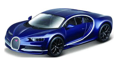 Macheta Bburago 1/32 Bugatti Chiron Metalic Albastru Inchis Bb43000-43025