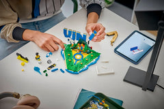 Set de constructie LEGO® Editions - Vini Jr. – Momente importante din fotbal 43027, Jucarii pentru Copii, Jucarii pentru Baieti, Decoratiuni pentru Living, Idee de Cadou pentru Copii, 510 piese