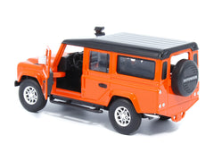 Macheta Bburago 1:32 Street Fire-Land Rover Defender 110 Portocaliu Bb43029Port
