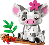 Set de constructie LEGO® | Disney Moana Pua Jucarie de constructie Decor cu purcelus 43292, Jucarii pentru Copii, Jucarii pentru Fete si Baieti, Idee de Cadou pentru Copii
