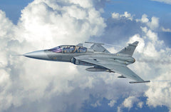 Macheta aeromodel de construit Avion JAS-39D Gripen twin seater Scara 1:48 Italeri 2664