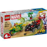 LEGO® Marvel Spin Și Electro Într-O Urmărire Cu Dino-Vehicule