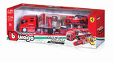 Camion Bburago Trailer Cu Masinuta 1/43 Bb31202