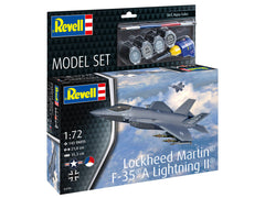 Avion Revell Model Set Lockheed Martin F-35A Lightning Ii Scara 1:72 Rev63799