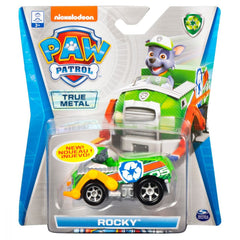 Masinuta cu figurina Paw Patrol True Metal, Rocky SPM6053257-20121334