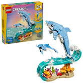 LEGO® Creator 3 în 1 – Animale marine: Delfini frumoș