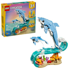 LEGO® Creator 3 în 1 – Animale marine: Delfini frumoș