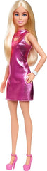 Mattel Brb Fashionistas Blonda Cu Rochita Roz Mthyt88