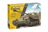 Macheta militara de construit Vehicul Sd.Kfz. 184 Panzerjäger Tiger (P) Elefant Scara 1:35 Italeri 0211