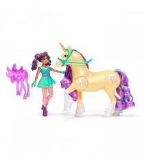 Uca Set Papusa Ava Si Unicorn Cu Lumini Magice Si Accesorii Spm6072482