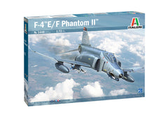 Macheta aeromodele de construit Italeri McDonnell Douglas F-4 E/F Phantom 1:72 ITA 1448