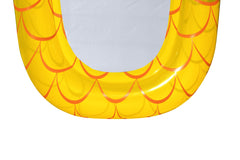 Saltea gonflabila cu plasa in forma de ananas, 172 x 93 x 23 cm, BW43644 ananas