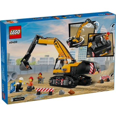 LEGO® City - Excavator galben de constructii 60420, 633 piese