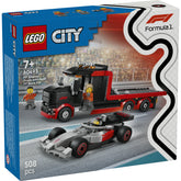 LEGO® City Camion de prezentare F1® cu masina de curse Audi F1® 60493