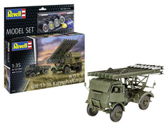 Set Macheta Revell Vehicul Militar W.O.T. 8 Bm-13-16 Katiusa/Cargo Scara 1:35 Rev63338