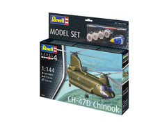 Aeromodel de construit Revell CH-47D Chinook 104 piese; 63825