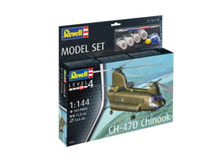 Aeromodel de construit Revell CH-47D Chinook 104 piese; 63825