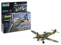 Set model Messerschmitt Bf 109 G-2/4, Revell, 1:32, detalii precise, 384x365mm 63829