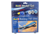 Macheta aeromodele de construit Revell Boeing 747-200 KLM cu accesori 1:450 REV 63999