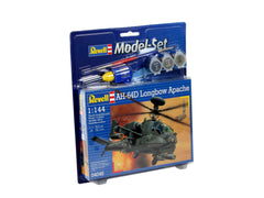 Aeromodele de construit Revell, Model Set Elicopter AH 64D Longbow Apache, 79 piese 64046